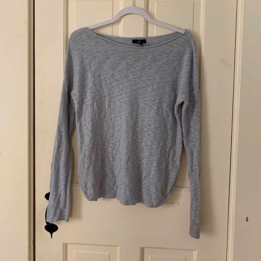 Baby Blue Boatneck Sweater